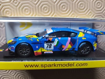 ASTON MARTIN DBRS9  N 79  24 H SPA FRANCORCHAMPS 2011   1 43  SPARK SB023 - Photo 1/4