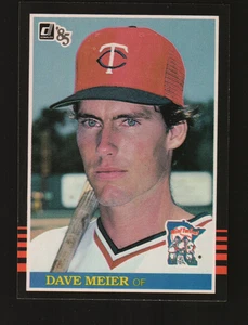 1985 Donruss Baseball #147 - Dave Meier RC - Minnesota Twins  85-164 - Picture 1 of 2
