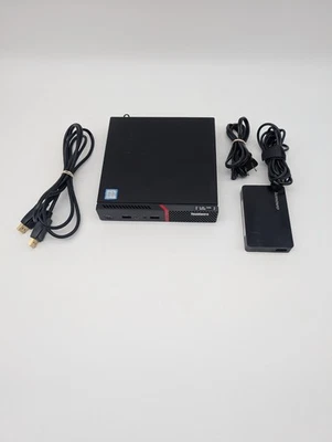 Lenovo ThinkCentre M700 Tiny i5-6500T 8GB 128GB SSD Win10 Pro + Adapter - image 1 of 4