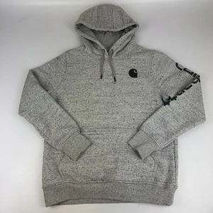 Sudadera con capucha gris con logotipo Clarksburg relajada talla M Carhartt para mujer - Imagen 1 de 7