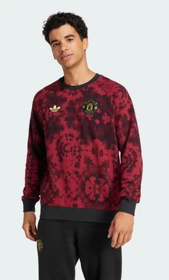 Sudadera Manchester United CNY Crew MUFC Mediana $90 NUEVA Foto 1 de 4