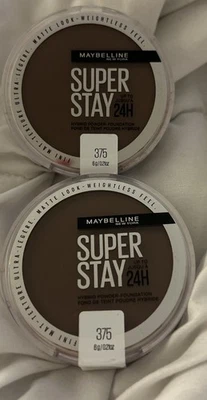2 PACK Maybelline Super Stay 24H Hybrid Powder-Foundation 375 6g/0.21oz - Image 1 of 2