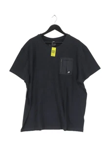 Nike Men's T-Shirt XXL Black Cotton with Polyester Basic New with tags - Picture 1 of 5