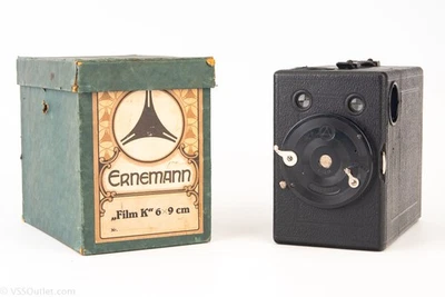 Ernemann Film K 6x9 厘米晚期型号 120 卷胶片相机原装盒 V27 — 第 1/4 张图片