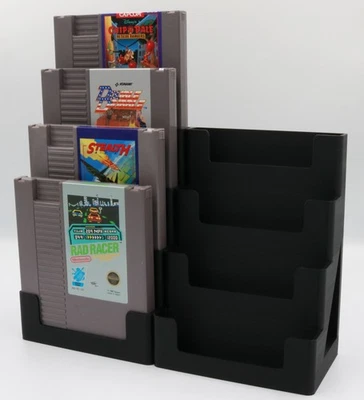 Nintendo NES Soporte de Exhibición Torre Estuche - Tiene Capacidad para 8 Juegos Foto 1 de 4