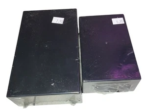 Waterproof ABS Black Junction Box Universal Electronic  Enclosure Lot Of 2 - Picture 1 of 2