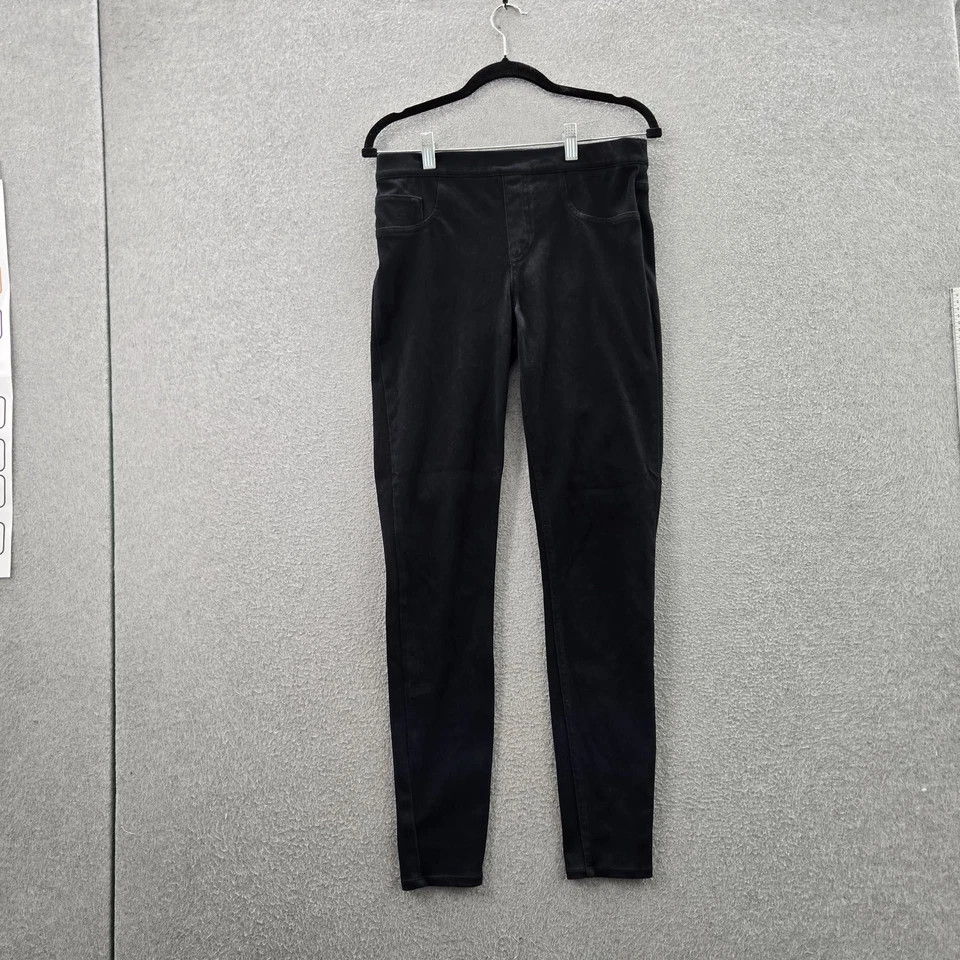 Spanx Women Legging M Black Cotton Nylon Twill U-8500 30" Inseam - Image 1 of 4