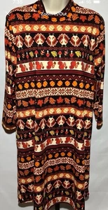 Celebrate Together Thanksgiving Fall Mock Neck Long  Sleeve Sz M - Picture 1 of 5