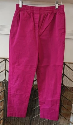 Pantalón chino clásico Theory Easy en rosa fucsia pop nuevo sin etiquetas Foto 1 de 4