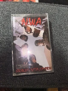 NWA "Straight Outta Compton" Cassette Tape 1988 Ruthless Records - Imagen 1 de 5