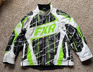 FXR Race Helix Women's Snowmobile Jacket - Lime/white/black Size 12 - Imagen 1 de 12