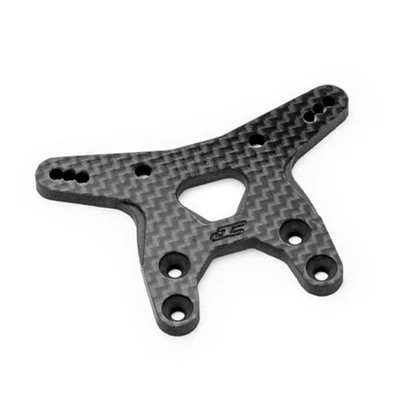 Jconcepts Carbon Fiber Front Shock Tower Black For Team Associated RC10B# 5187-2 - Image 1 of 3