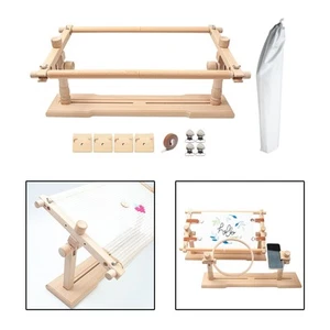 Cross Stitch Frame Scroll Stand Rotating Quilting Reversible Projects - Picture 1 of 7