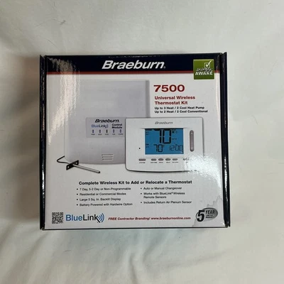 Braeburn 7500 Universal Wireless Thermostat Kit with BlueLink - Image 1 of 3