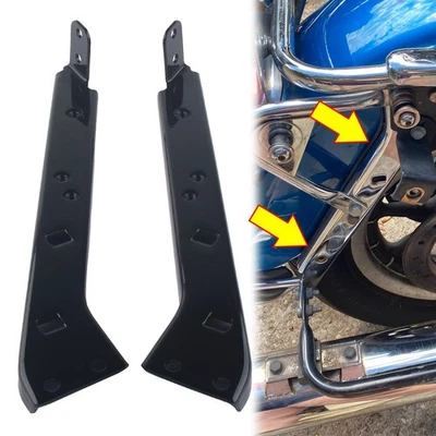 Soportes de soporte de riel de alforja para Harley Touring Street Glide Road King 85-08 Foto 1 de 4