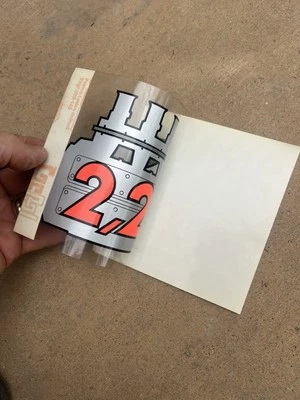 Pegatina ventana trasera Porsche 911 2,2 litros vintage FasCal Foto 1 de 3