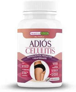  ADIÓS CELULITIS. Anticelulitis reductor abdomen caderas y piernas, 100 Cápsulas - Imagen 1 de 10
