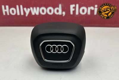 AUDI Q7 Q8 2017-2024 AIRBAG VOLANTE DELANTERO IZQUIERDO (LADO DEL CONDUCTOR) NEGRO OEM Foto 1 de 4