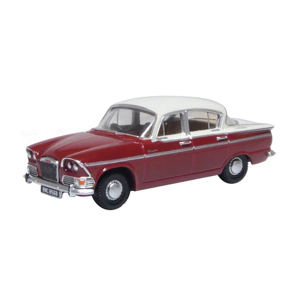 Oxford 76HS002 Humber Sceptre Mk1 Pippin Red/Pearl Grey 1:76 Scale - Image 1 of 1