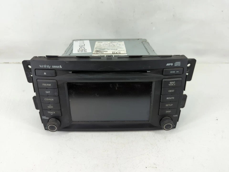 2009-2011 Kia Borrego Am Fm Cd Player Radio Receiver ZDT6U - Image 1 of 4