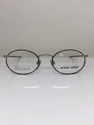 New Vintage Giorgio Armani 192 Eyeglasses GA 192 C. 721 Tortoise Gold 50mm Italy - Image 1 of 4