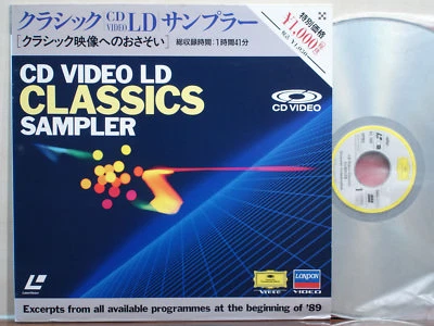 CD VIDEO LD CLASSICS SAMPLER Excerpts fr. all avail. progr. at the beginning '89 - Bild 1 von 4