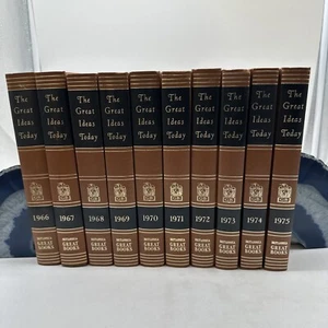 The Great Ideas Today  1966-1975 Encyclopedia Britannica Books -  Lot of 10 - Picture 1 of 24