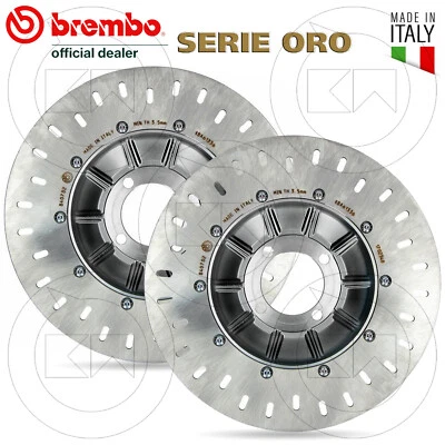 PAIR FRONT BRAKE DISCS BREMBO GOLD SERIES BMW K 100 RS 1000 1983-1991 - Image 1 of 2