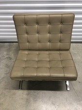 Authentic Knoll Barcelona Chair by Ludwig Mies van der Rohe in Leather