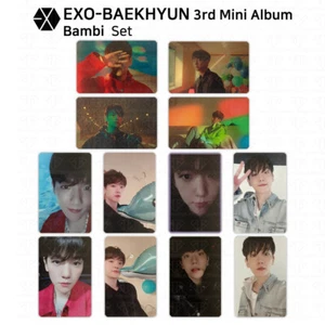 EXO Baekhyun 3rd Mini Album Bambi Official Photocard Photo Card AR Clip KPOP - Picture 1 of 36