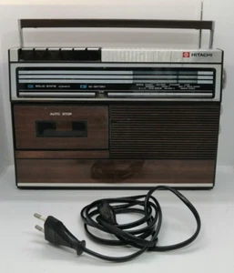 Vintage Hitachi 3 Band Radio & Cassette all Transistor model KCT-1210 LR working - Picture 1 of 11