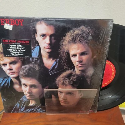 LOVERBOY Keep It Up Orig 1983 LP Open Shrink Hype Sticker EX - Image 1 of 2
