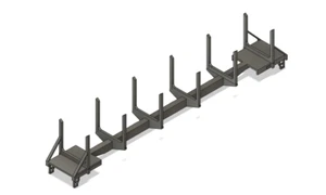 Z Scale - Federal Log Car - Picture 1 of 2