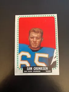 1964 TOPPS FOOTBALL #158 SAM GRUNIESEN!! SPEDIZIONE 1€!! - Foto 1 di 2