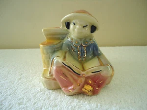 Vtg Oriental Person Reading A Book Small Planter USA " BEAUTIFUL COLLECTIBLE " - Picture 1 of 11