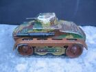 1:35 German Panzer Tin Metal Model Toy Vntage Ww2 Camouflage Tank Rare