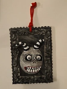 OOAK Creepy Oddity Dark Art Sculpt Monster Creature Wall Hanging / Ornament - Picture 1 of 10