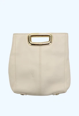 Bolso MAJE Mmiskha Para Mujer TALLA ÚNICA Cuero Blanco Tono Dorado Detalles Foto 1 de 4
