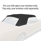 Convertible Top For Use W/ Glass Window Black, 1964 1965 1966 Mustang