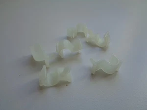 Richco Cable Clip, U-Type Natural Push In, 0.125" (3.18mm) (200 PC PACK) NEW - Picture 1 of 1