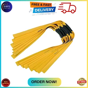 16pcs 0.75mm Slingshot Rubber Bands Replacement Flat Hunting Catapult Elastic... - Picture 1 of 7