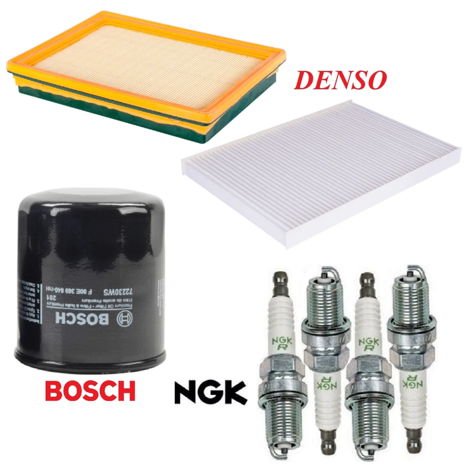 Kit de puesta a punto filtros de aceite cabina de aire bujía para Nissan Sentra L4 2,5 L 2007-2012 Foto 1 de 1