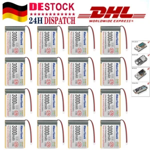 MakerHawk 3.7V 3000mAh LiPo Batería Recargable 1S 103665 Litio Polímero ESP32 - Imagen 1 de 48