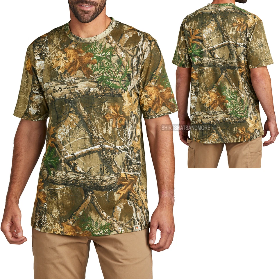 MENS REALTREE EDGE SOFT COTTON T-SHIRT CAMO CAMOUFLAGE TEE HUNTING S-4X NEW! - Image 1 of 1
