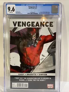 VENGEANCE #1 (2011) CGC 9.6 1st America Chavez (Miss America) Dr Strange 2 MCU - Picture 1 of 4