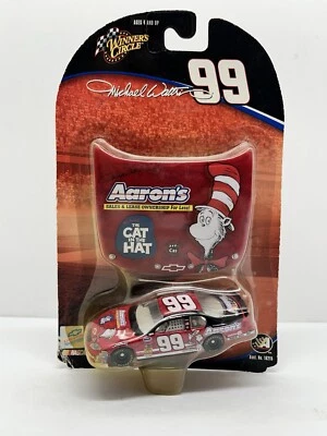 Michael Waltrip #99 NASCAR «Кот в шляпе» масштаб 1:64 литой с мини капот новый - Изображение 1 из 4