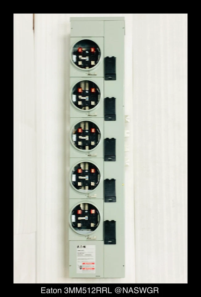 Eaton 3MM512RRL Meter Stack - 125A/3P/208v - Unused/Warranty - Image 1 of 4