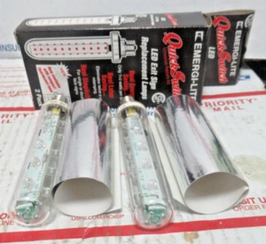 EXIT Schild LED BIRNEN SCHNELLSCHALTER QS-C LED Exit Schild Lampen 2 BIRNEN 120VAC - Bild 1 von 10