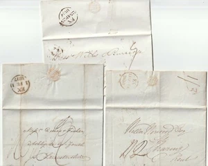 1834/8 3 'EX' LONDON CDS EXTRA TABLE WRAPPER & 2 E/Ls >CHARING ASHBY SHAFTESBURY - Picture 1 of 3