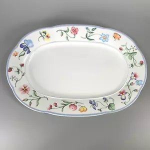 Villeroy & Boch Mettlach Mariposa Oval Large Plate Platter Bone China Vintage - Picture 1 of 11